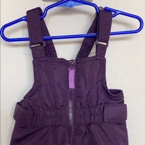 Toddler Girls Snow Bib 18 Months Perfect Condition